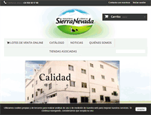 Tablet Screenshot of carnicassierranevada.com